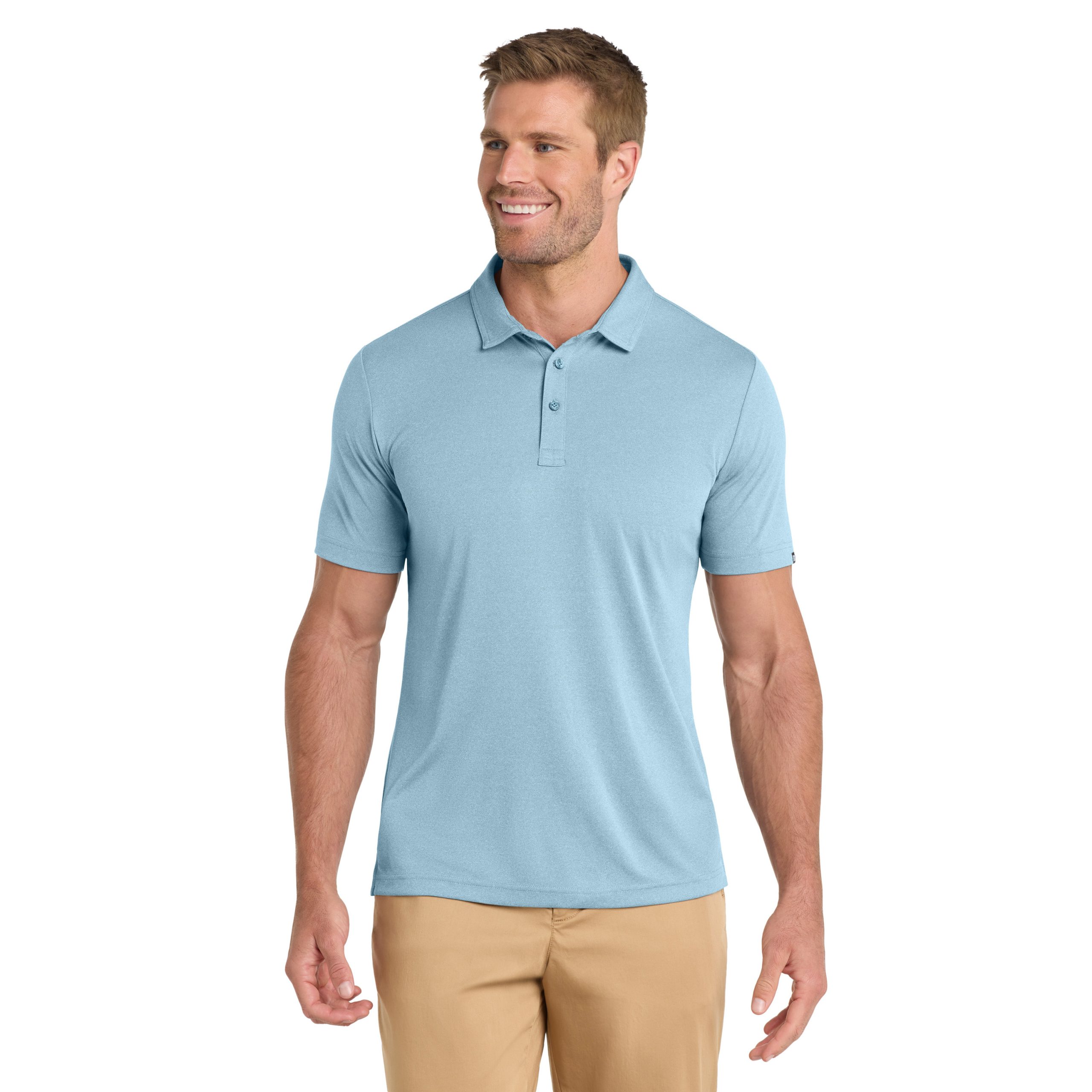 TravisMathew Coto Performance Polo with Embroidered Dem-Con logo - Image 26