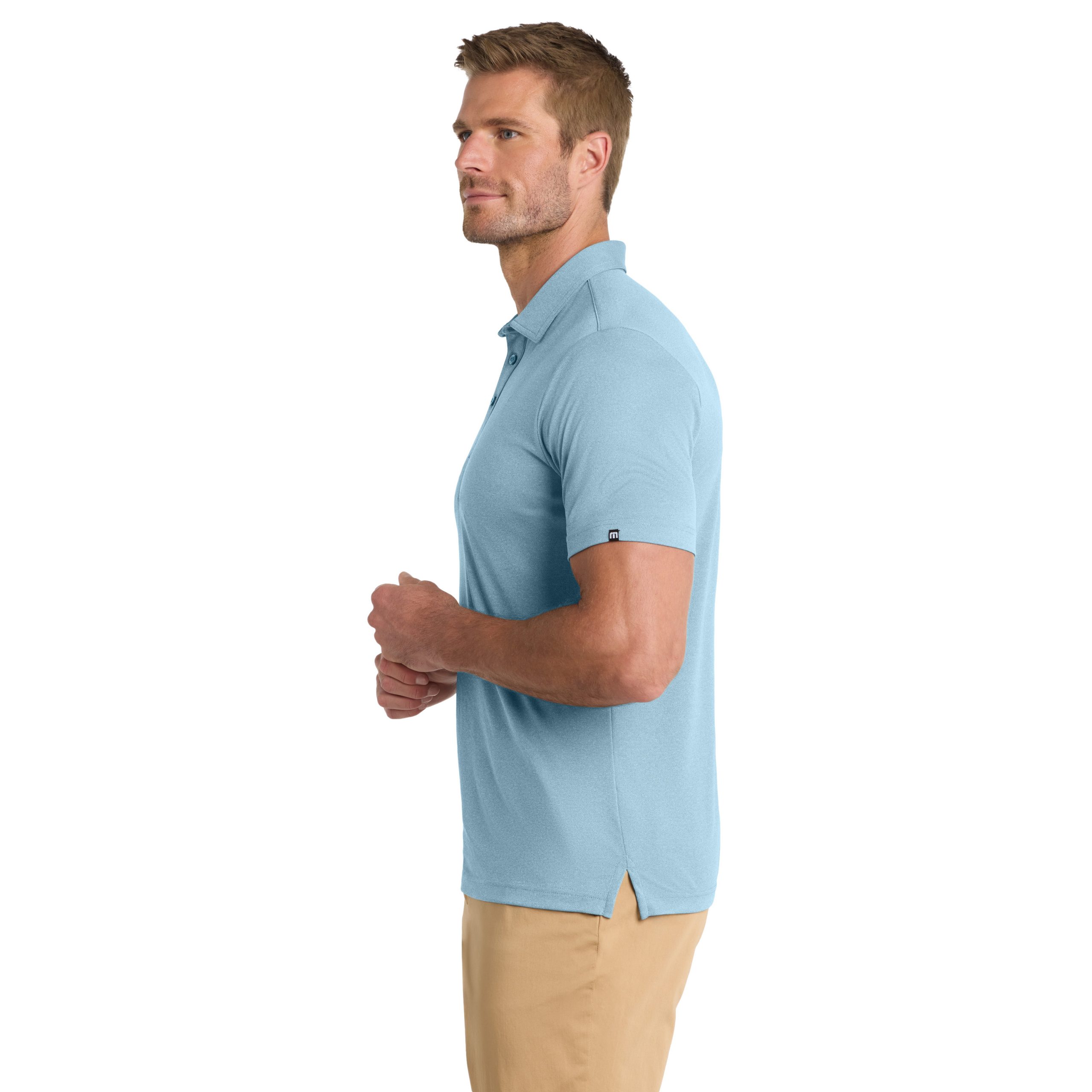 TravisMathew Coto Performance Polo with Embroidered Dem-Con logo - Image 25
