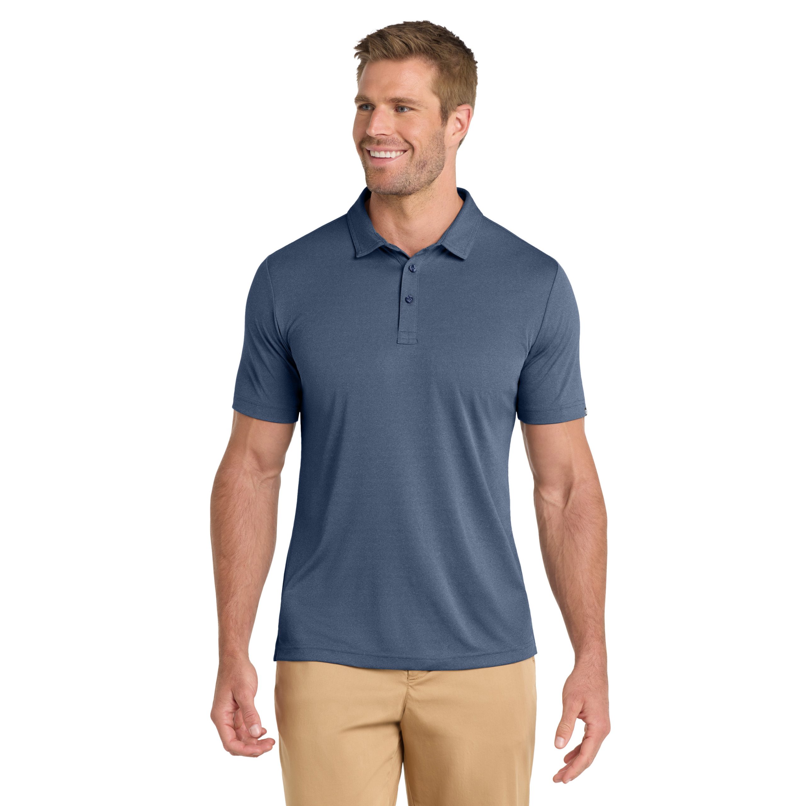 TravisMathew Coto Performance Polo with Embroidered Dem-Con logo - Image 10