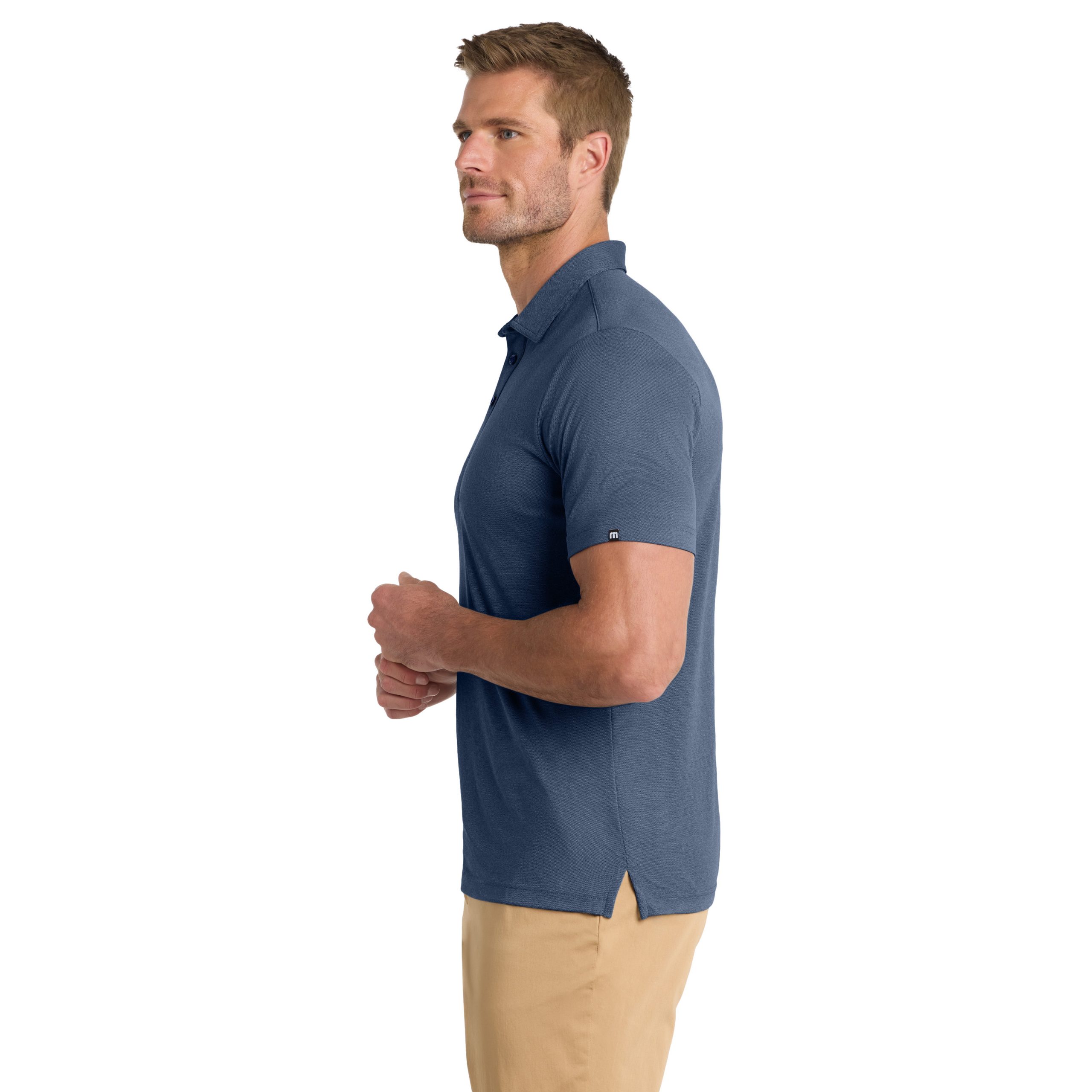 TravisMathew Coto Performance Polo with Embroidered Dem-Con logo - Image 9