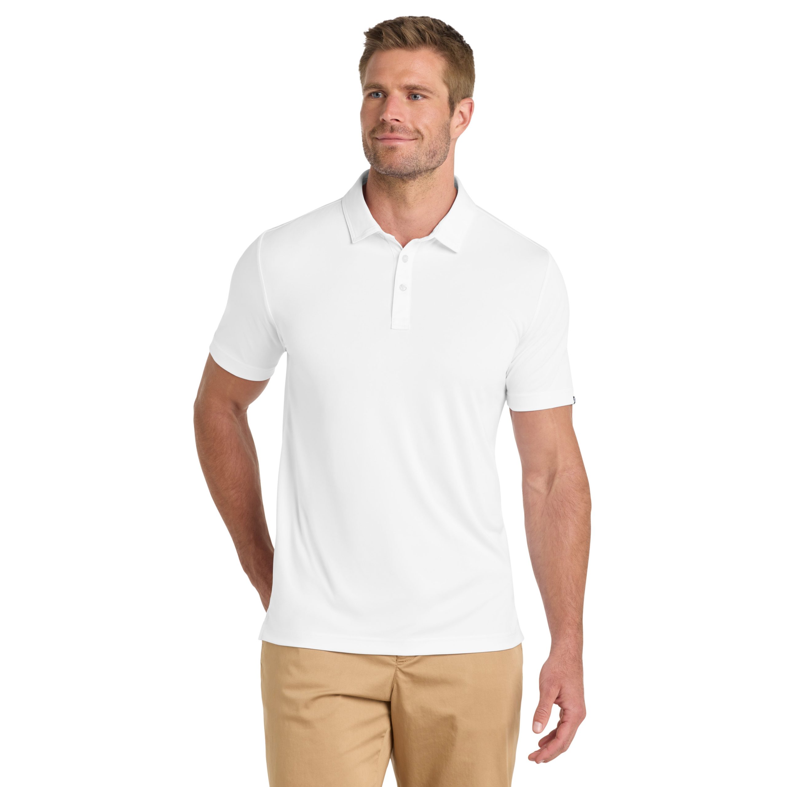 TravisMathew Coto Performance Polo with Embroidered Dem-Con logo - Image 3