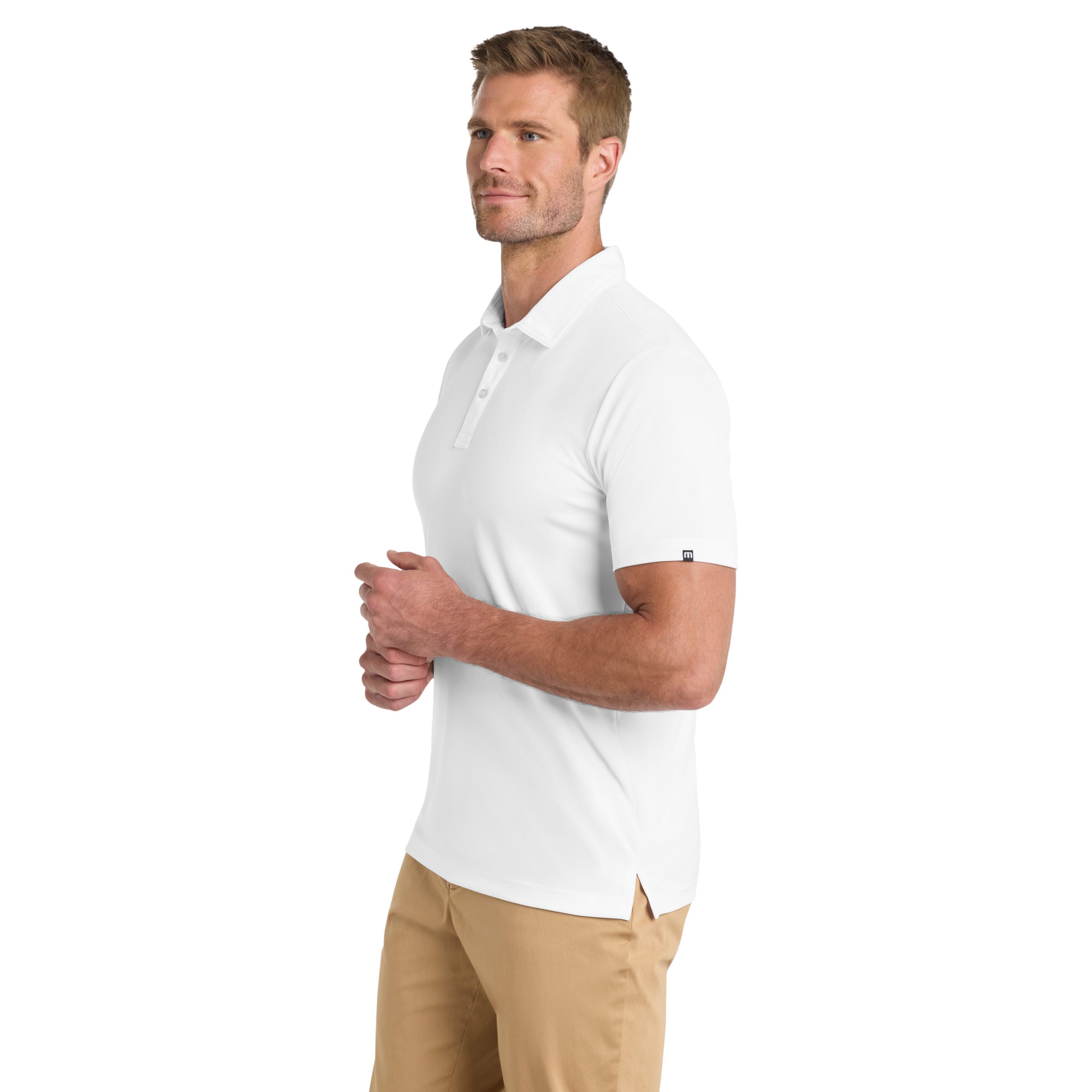 TravisMathew Coto Performance Polo with Embroidered Dem-Con logo - Image 2