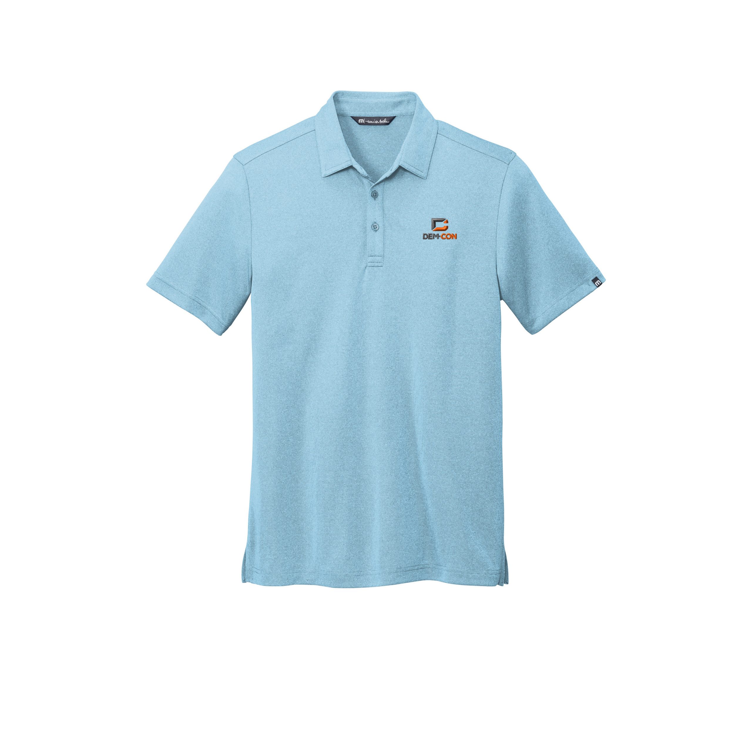 TravisMathew Coto Performance Polo with Embroidered Dem-Con logo