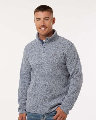Men's Alto Pass™ Fleece Half-Snap Pullover - 209573 with Embroidered Dem-Con logo