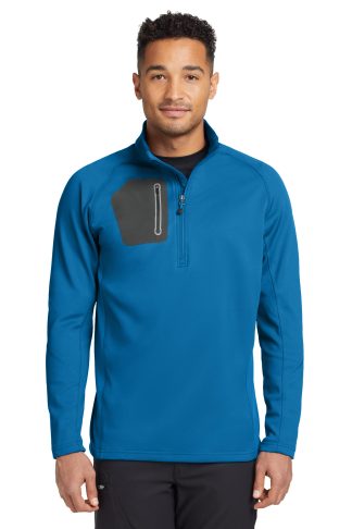 Eddie Bauer® 1/2-Zip Performance Fleece with Embroidered Dem-Con logo